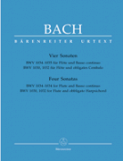 Four Sonatas - Johann Sebastian Bach - pro příčnou flétnu a klavír