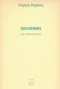 Poulenc, Francis: SOUVENIRS / violoncello + klavír