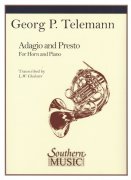 Adagio and Presto pro lesní roh a klavír od Georg Philipp Telemann