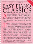 Library Of Easy Piano Classics 2 - klasické skladby pro začátečníky hry na klavír