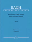 Christ lay by death enshrouded BWV 4 - SATB a klavír - Johann Sebastian Bach