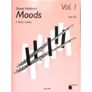 Moods 1 + CD - Hellbach Daniel - skladby pro dvě příčné flétny a klavír