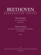 Tři sonáty pro klavír G dur, d moll, Es dur op. 31 - Ludwig van Beethoven