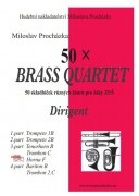 50x Brass quartet - 50 skladbiček různých žánrů pro žáky ZUŠ