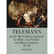 12 METHODISCHE SONATEN 4 (NR 10-12) od Telemann Georg Philipp