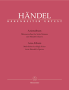 Aria Album. Male Roles for High Voice from Handel`s Operas - tenor a klavír -  Georg Friedrich Händel