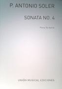 Soler: Sonata No.4 Bolero (Azpiazu) for Guitar