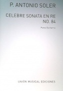 Soler: Celebre Sonata En Re No.84 (Azpiazu) for Guitar