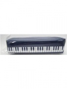 Pouzdro na psací potřeby - modrá barva s potiskem klaviatura