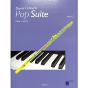 Pop Suite + CD pro příčnou flétnu a klavír od Hellbach Daniel