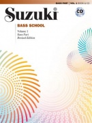 Suzuki Bass School Volume 1 2014 Revised Edition Double Bass Book/Cd