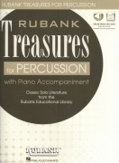Rubank Treasures for Percussion + Audio Online /  bicí nástroje + klavír (PDF)