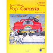 Pop Concerto + CD pro klavír čtyři ruce od Hellbach Daniel