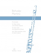Promenades für Flöte, Violine und Cembalo (Klavier) od Martinu, Bohuslav