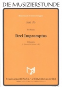 Drei Impromptus - Jiří Hudec / 3 skladby pro 3 příčné flétny