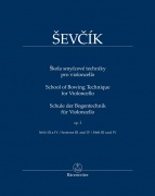 Škola smyčcové techniky pro violoncello op. 2, sešit III a IV od Ševčík Otakar