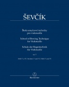 Škola smyčcové techniky pro violoncello op. 2, sešit V a VI Ševčík Otakar