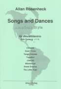 Rosenheck: Songs and Dances - American Style für Blockflötentrio (ATB) / trio zobcových fléten (ATB) 