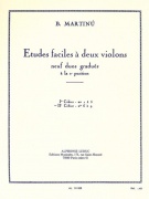 Bohuslav Martinu: Etudes faciles à deux Violons H191, Vol.2 (Violins 2)