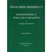 Rossini Gioacchino INTRODUCTION THEMA + VARIATIONEN