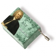 Hrací strojek Music Box - Green Bach - 5,7 x 4,5 x 3 cm