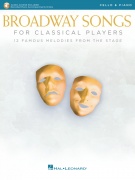 Broadway Songs for Classical Players violoncello a klavír With online audio of piano accompaniments