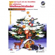 Die schönsten Weihnachtslieder vánoční koledy pro 1 nebo 2 zobcové flétny