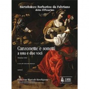 Barbarino da Fabriano Bartolomeo Canzonette e sonetti a una e due voci