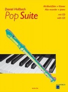 Pop Suite + CD pro altovou zobcovou flétnu a klavír od Hellbach Daniel