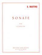 Sonate Clavecin pro cembalo (klavír) od Bohuslava Martinů