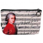 Kosmetická taška s potiskem Mozart a noty