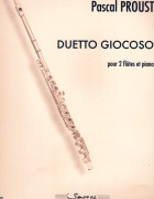 Duetto Giocoso pro dvě příčné flétny a klavír