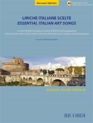 Liriche italiane scelte - Voce acuta - 15 liriche del XIX e XX secolo con lezioni di dizione e accompagnamenti