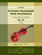 10 etudes melodiques op. 57 (Violoncello II ad li - (Violoncello II ad lib.)