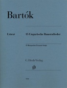 15 maďarských rolnických písní pro klavír od Béla Bartók