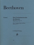 3 Variation Works WoO 70, 64, 77 noty pro klavír od Ludwig van Beethoven