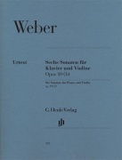 6 Sonatas For Piano And Violin op. 10 - noty pro housle a klavír