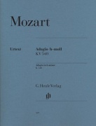 Adagio In B Minor KV 540  noty pro klavír od Wolfgang Amadeus Mozart