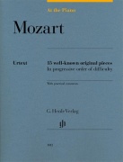 At The Piano - Mozart noty pro klavír - 15 známých originálních skladeb v postupném pořadí obtížnosti s praktickými komentáři