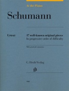 At The Piano - Schumann noty pro klavír - 17 známých originálních skladeb v postupném pořadí obtížnosti s praktickými komentáři
