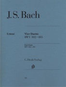 Four Duets BWV 802-805 noty pro klavír skladatele Johann Sebastian Bach