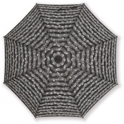 Deštník s potiskem not v černé barvě - 86 cm