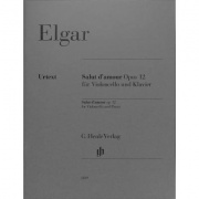 Edward Elgar: Salut d'Amour Op. 12 noty pro violoncello a klavír