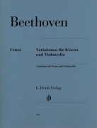 Variations For noty pro violoncello a klavír od Ludwig van Beethoven