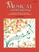 Musical Impressions, Book 1 - 11 sól v různých stylech pro začátečníky hry na klavír