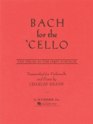 J.S. Bach For The Cello - Method - noty pro violoncello a klavír
