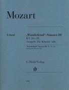 Wunderkind' Sonatas Volume III K.26-31 noty pro hráče na klavír