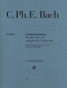 Gambensonaten Wq 88, 136, 137 - Edition for Violoncello noty pro violoncello a klavír
