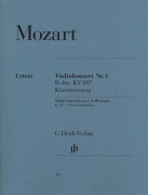 Violin Concerto No.1 B Flat K.207 - noty pro housle a klavír