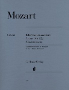 Clarinet Concerto A major K. 622 - noty pro klarinet a klavír